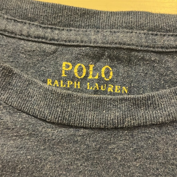 Long sleeve blue.  Polo Ralph Lauren. Long sleeve size 10 12 large - Picture 3 of 3